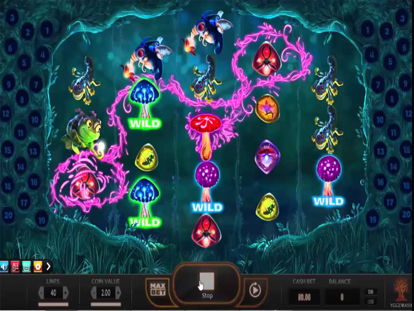 Magic Mushrooms от Yggdrasil 