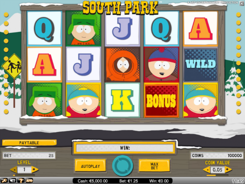  South Park от NetEnt