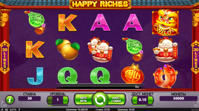 Игровой автомат Happy Riches